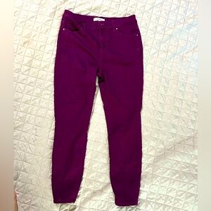 ZeNana skinny jeans dark purple